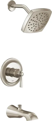 Miniatura 11 de Moen UTS2913EPBG Flara M-CORE Serie 2 - Kit de molduras para bañera y ducha con 1 mango, requiere válvula, oro cepillado