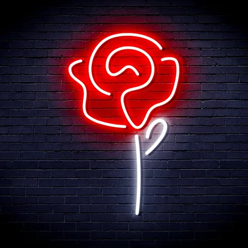 Miniatura 22 de ADVPRO Rose Flower Women Room Decor Flex Silicona LED Neon Sign Verde y Rosa st16s32-fnu0034-gk Verde & Rosa
