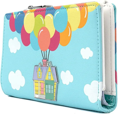 Miniatura 2 de Loungefly Disney UP Balloon House - Cartera de piel sintética con solapa Multi