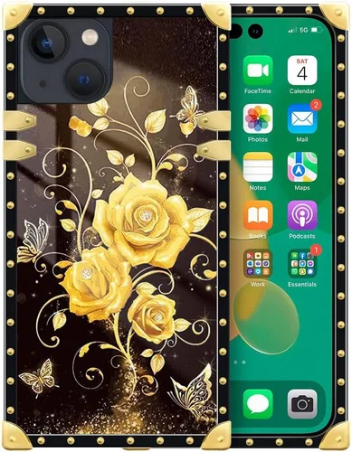 Miniatura 11 de DAIZAG Funda compatible con iPhone 14 Pro Max, funda de Angel Wings Girl para iPhone 14 Pro Max, decoración de metal de TPU suave a prueba de golpes