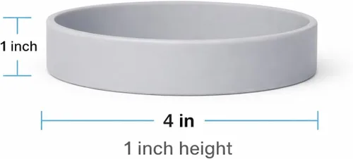 Miniatura 2 de aminco NCAA - Juego de pulseras de goma de silicona unisex para adultos, paquete de 2