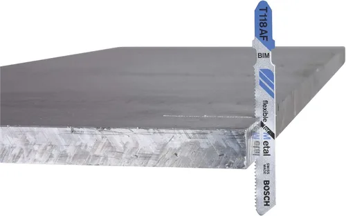 Miniatura 4 de Bosch T118BF 5 piezas de 3-5/8 Pulg. Hojas de sierra de calar con mango en T flexibles para metal