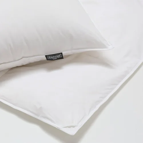 Miniatura 3 de Cuddledown Dreamstead - Juego de edredón y almohada para todas las estaciones, plumón de pato, funda 100% algodón, relleno de edredón y almohada