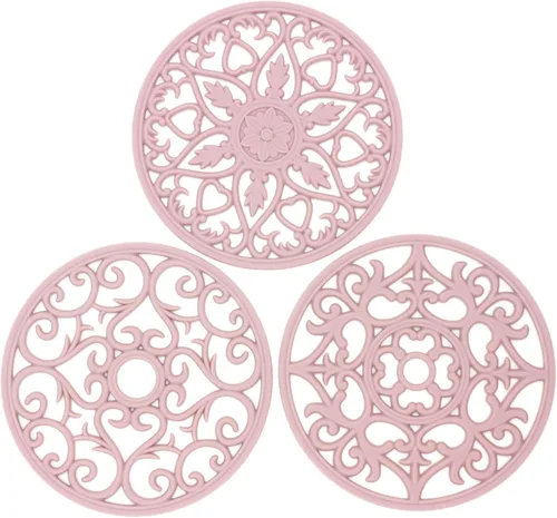 Smitchraft - Salvamanteles de silicona para platos calientes, ollas y sartenes, almohadillas calientes para encimeras de cuarzo de cocina, K: Estilo