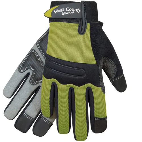 Miniatura 3 de West County Gardener Chester Protective Gear 044B/M - Guantes de paisaje para mujer, medianos, ladrillo, guantes de trabajo con nudillos