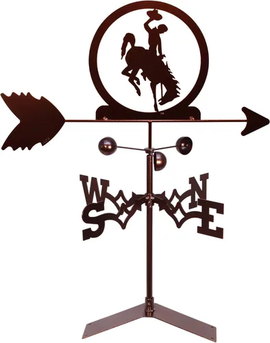 Miniatura 4 de SWEN Products Wyoming Bucking Horse Veleta (montaje ajustable incluido)