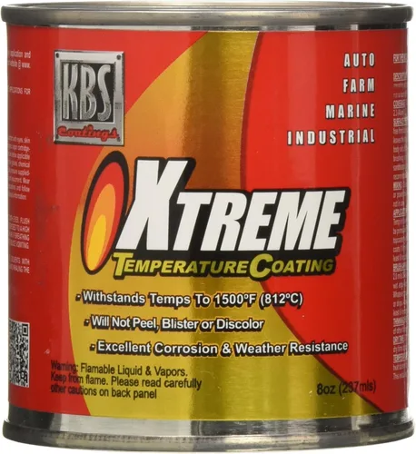 Miniatura 26 de KBS Coatings - Recubrimiento de temperatura Xtreme, color negro azabache , Acero inoxidable