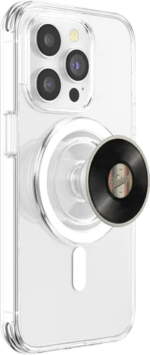 Miniatura 4 de Reproductor de discos de vinilo coleccionista de vinilo retro amante de la música PopSockets PopGrip para MagSafe