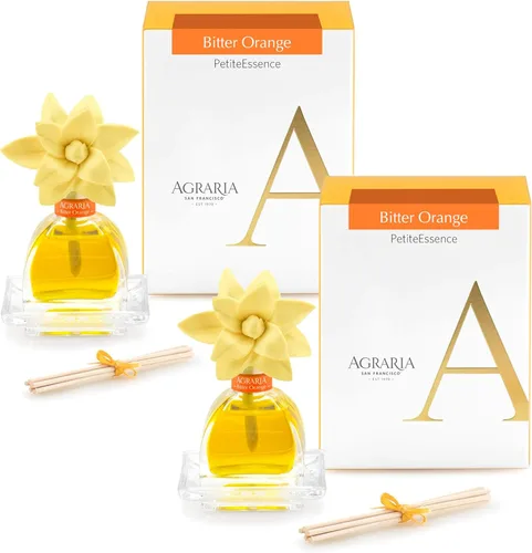 Miniatura 15 de Agraria Juego de difusor de varillas de bálsamo, Air Essence y Petite Essence Luxury Fragrance Duo con aceites esenciales naturales, flores de sol