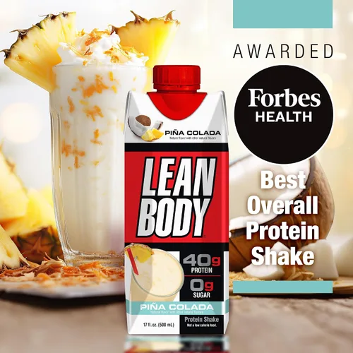 Miniatura 2 de Labrada - Batido de proteína listo para beber Pina Colada, 40g de proteína, mezcla de suero, 0 azúcar, sin gluten, 22 vitaminas y minerales, 17 fl