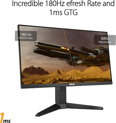 Miniatura 6 de ASUS TUF Gaming Monitor 1080P (VG249QL3A) de 24" (23.8" visible), Full HD, 180Hz, 1ms, Fast IPS, ELMB, FreeSync Premium, compatible con G-SYNC