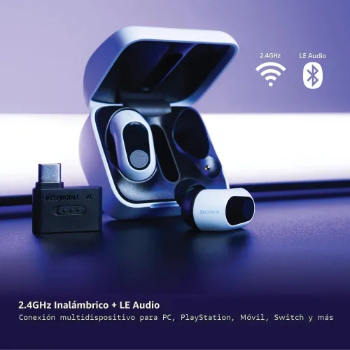 Miniatura 5 de Sony INZONE Buds - Auriculares inalámbricos para juegos, perfectos para PlayStation® 5, para PC/PS5/Switch/Mobile, batería de 48 horas con funda