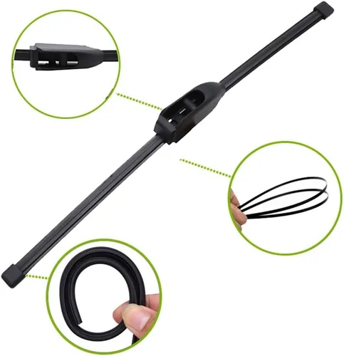 Miniatura 5 de Juego de limpiaparabrisas delantero y trasero compatible con Kia Cerato YD 2012-2017 parabrisas ventana coche lluvia cepillo 26 pulgadas 14 pulgadas