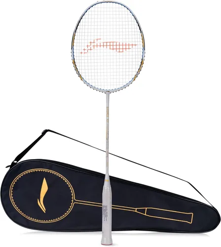 Miniatura 11 de Li-Ning G-Force X5-2.79 oz G6 - Raqueta de bádminton Blanco azul