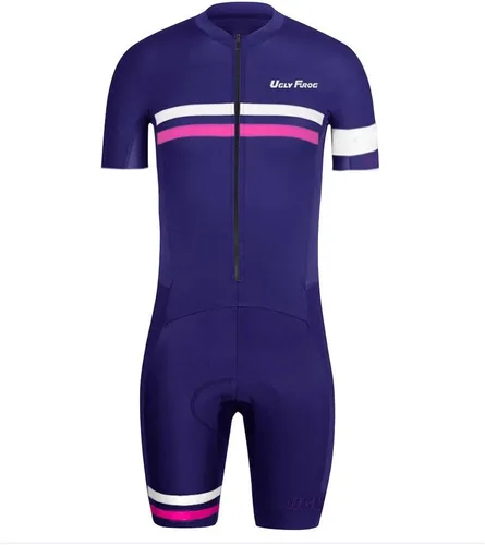 Miniatura 63 de UGLY FROG Traje de triatlón para hombre de manga corta Jersey de piernas cortas Skinsuit Tri Kit Ciclismo Skinsuit Team Bike Ropa