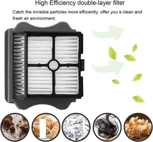 Miniatura 6 de Cepillo de rodillo de repuesto filtro HEPA compatible con Tineco Ifloor 3 y Floor One S3 inalámbrico húmedo seco aspirador accesorios