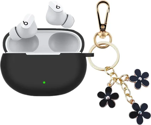 Miniatura 10 de Funda para nuevos Beats Studio Buds + funda 2023/2021, bonita funda de silicona de Beats Studio Buds de carga, auriculares inalámbricos protectores