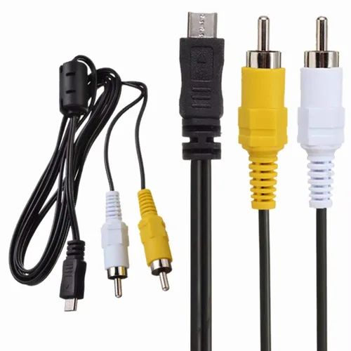Miniatura 3 de Micro USB macho a 2 RCA AV Audio Video Adaptador Cable Cable Cable para Teléfono Móvil