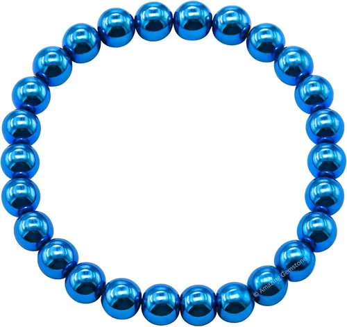 Miniatura 656 de Amazing Gemstone Pulsera de cristal para mujeres y hombres, pulsera de cristal curativo de protección, pulsera elástica con cuentas de piedras