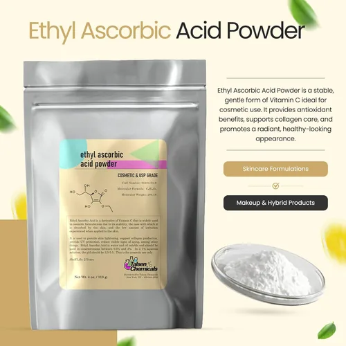 Miniatura 2 de Polvo de ácido ascórbico etílico y derivado estable de vitamina C que ayuda a absorber la vitamina C para la piel, mejorar el brillo de la piel