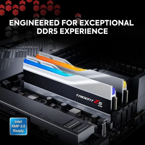 Miniatura 2 de G.SKILL Trident Z5 RGB Series DDR5 RAM (Intel XMP 3.0) 32GB (2x16GB) 7200MT/s CL34-45-45-115 1.40V Memoria para computadora de escritorio U-DIMM