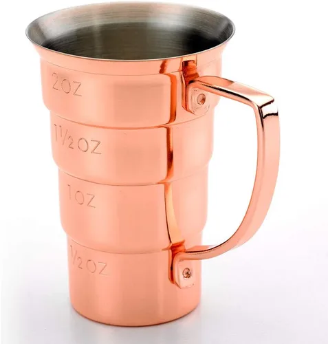 Miniatura 6 de Barfly M37108CP Jigger, 2 onzas, cobre con mango