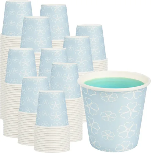 Miniatura 14 de METAPRINT 500 unidades de 12 onzas tazas de papel desechables para café, tazas de papel blancas para café caliente para cafeterías, bistrós, fiestas