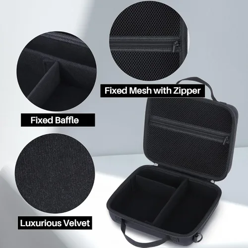 Miniatura 4 de Lebakort Funda de almacenamiento compatible con cámaras Canon EOS Rebel T7 / T7i / R100 / R50 / R5 / R6 Mark II / R7 / R8 / 90D / 5D Mark IV