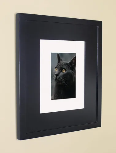 Miniatura 2 de Marco de fotos oculto de 11 x 14 pulgadas, botiquín sin espejo para baño, empotrado en la pared, fabricado en América del Norte, madera real, sin