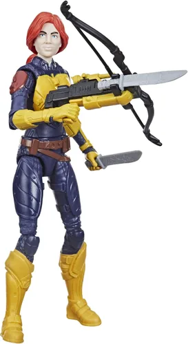 G. I. Joe Snake Eyes: G.I. Joe Origins Scarlett Figura de acción coleccionable con características de acción y accesorios, juguetes para niños a