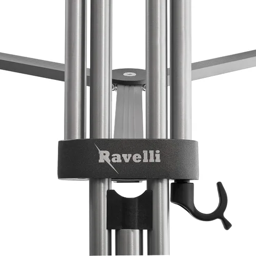 Miniatura 4 de Ravelli Trípode profesional para cámara de video AVTP de 75 mm con cabezal de arrastre de fluido
