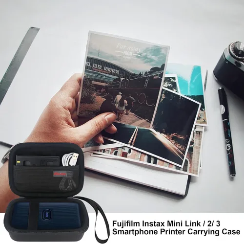 Miniatura 7 de Elonbo Estuche de transporte para Fujifilm Instax Mini Link 2 Impresora Smartphone Bundle 2025/Fujifilm INSTAX Mini Link 3 Impresora para Negro