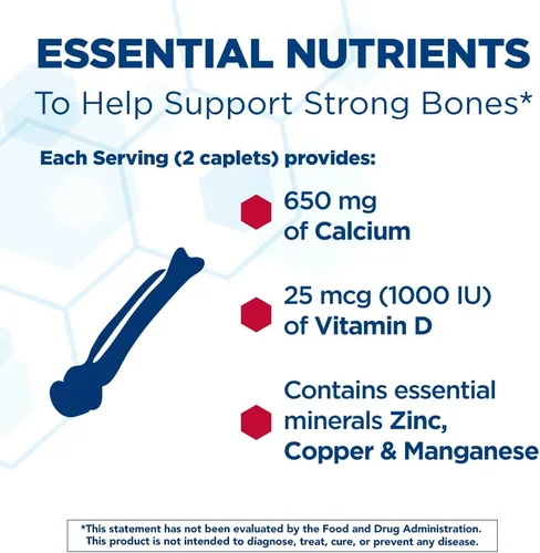Miniatura 2 de Citracal Suplemento de calcio Maximum Plus - Citrato de calcio con vitamina D3, zinc y minerales esenciales para apoyo a la salud ósea, a partir