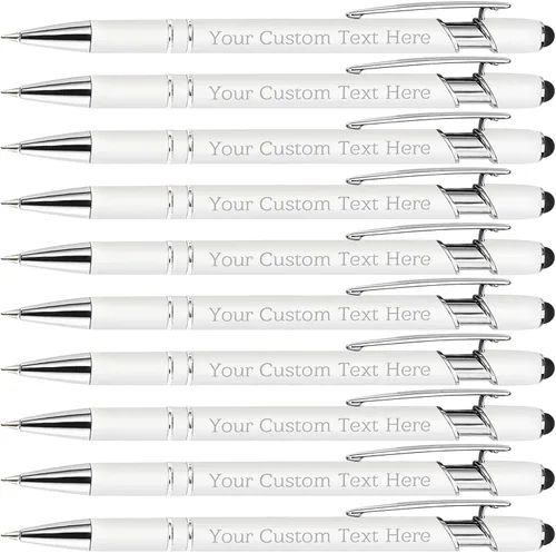 Miniatura 91 de Bolígrafos personalizados personalizados con grabado gratuito a granel con mensaje de nombre, bolígrafos personalizados para negocios, oficina