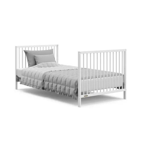 Miniatura 6 de Graco Teddi - Mini cuna convertible 4 en 1 con colchón adicional resistente al agua (blanco) – Certificado GREENGUARD Gold, colchón de 2.75 pulgadas