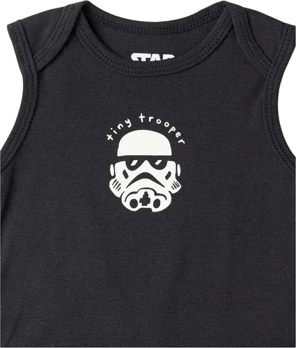 Miniatura 7 de Tienda Essentials Disney Marvel Star Wars Baby Boys Sleeveless Bodysuits Pack of 6