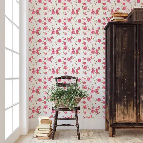 Miniatura 2 de Papel pintado Rosa Rosa