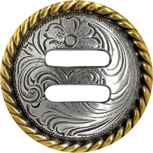 Miniatura 7 de F9819-2-SRTP 3/4" Concho de borde de cuerda redondo 10 piezas Plata antigua Plata envejecida