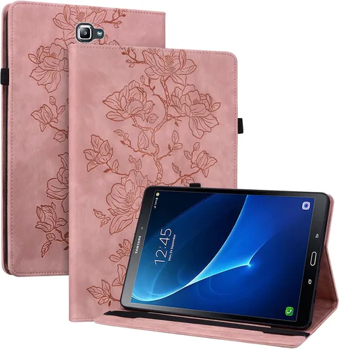 Miniatura 36 de Funda para Samsung Galaxy Tab S5e 10.5 2019 Modelo SM-T720/T725/T727, funda delgada de piel sintética con soporte multiángulo y soporte