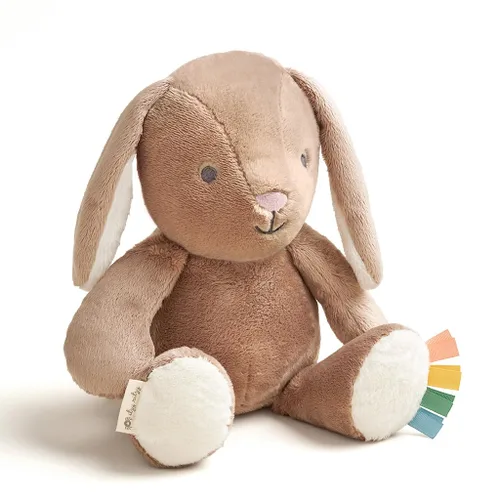 Miniatura 17 de Itzy Ritzy Snuggles Juguete de Peluche – Animal de Peluche Suave para Bebés, Niños y Adultos – Cintas Sensoriales y Telas Texturizadas para Juego