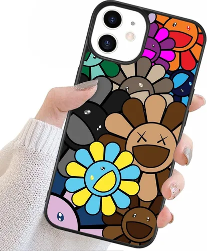 Miniatura 7 de Bonita funda de flores para iPhone 12 Pro Max para niñas y mujeres, bonito diseño floral, suave TPU parte trasera dura, a prueba de golpes