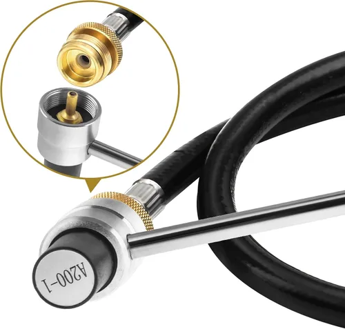 Miniatura 3 de 5430 Regulador de estufa de parrilla con adaptador de propano de 5 pies de repuesto para estufa de propano Coleman, compatible con 5442, 5413,5444