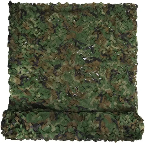 Miniatura 25 de HYOUT Red de camuflaje en rollo a granel, malla de camuflaje para cepos de caza, ghillie, sombrillas, camping, decoración para fiestas militares us