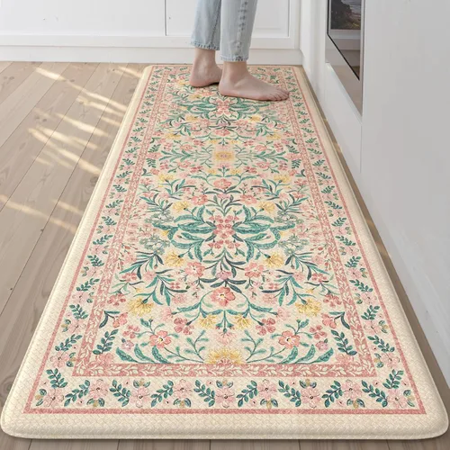 Miniatura 12 de Collive Tapetes de Cocina Acolchados Anti Fatiga, Tapete de Piso de Cocina Impermeable Antideslizante, Alfombras de Escritorio, Alfombra Cómoda
