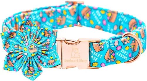 Miniatura 25 de Lionheart glory Collar de lazo para perro para el día de San Valentín, collar de perro para perros grandes, collares de perro con corazones con A