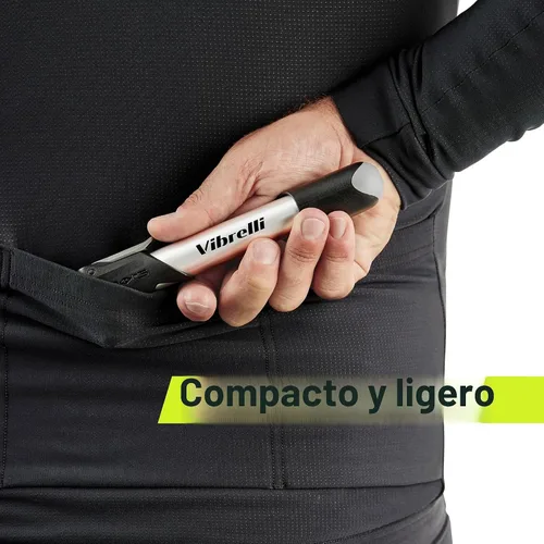 Miniatura 4 de Vibrelli Mini Bike Pump - Presta & Schrader Bicycle Pump - 120 PSI Tire Pump for Road & MTB - No Valve Changing Needed