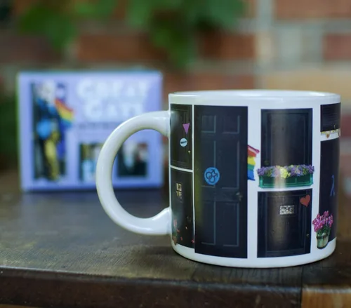 Miniatura 6 de Taza que cambia de calor Great Gays – Añade café y famosos gays de la historia salen del armario