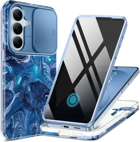 Miniatura 16 de GVIEWIN Funda para Samsung Galaxy S26 Plus, [cubierta deslizante para cámara y protector de pantalla integrado] [grado militar a prueba de golpes]