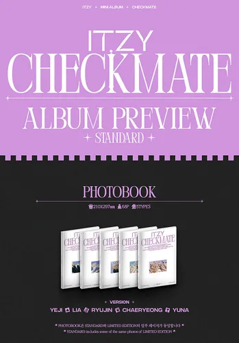 Miniatura 2 de ( Pre-Order ) ITZY CHECKMATE Mini Album ( Standard Edition - 5 Version Full Set. )+2ea ITZY Store Gift Card K-POP SEALED