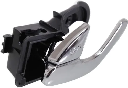 Miniatura 2 de KarParts360 Para Mazda Tribute 2001-2006 Manija de puerta interior delantera o trasera, lado del conductor cromada con botón de bloqueo de puerta